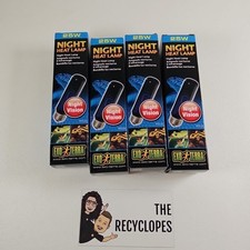  4 Exo-Terra NIGHT HEAT LAMPS 25W