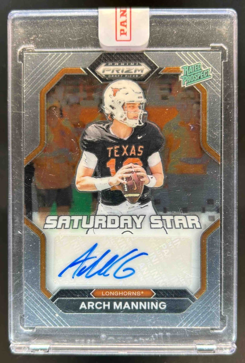 2023 Prizm Draft Picks Arch Manning Saturday Star Signatures Auto #SSS-ARM