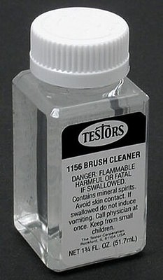 Testors Brush Cleaner 1-3/4 oz - Hobby and Model Enamel Paint - #1156