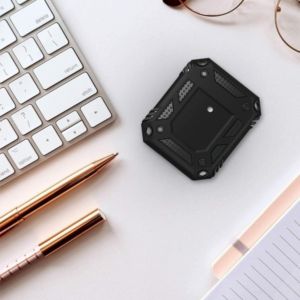 Funda blindada resistente para AirPods con clip para llavero, compatible con Apple AirPods 1/2/3/4 y Pro 5