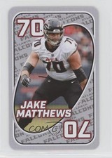 2024 Uno Fandom NFL Atlanta Falcons Silver Jake Matthews #70 0c4
