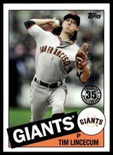 2020 Topps Update 1985 Baseball 35th Anniversary Tim Lincecum San Francisco