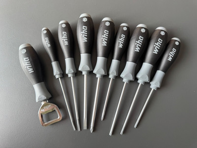 Wiha Schraubendreher Set SoftFinish 85 Years Flaschenöffner Torx 46544