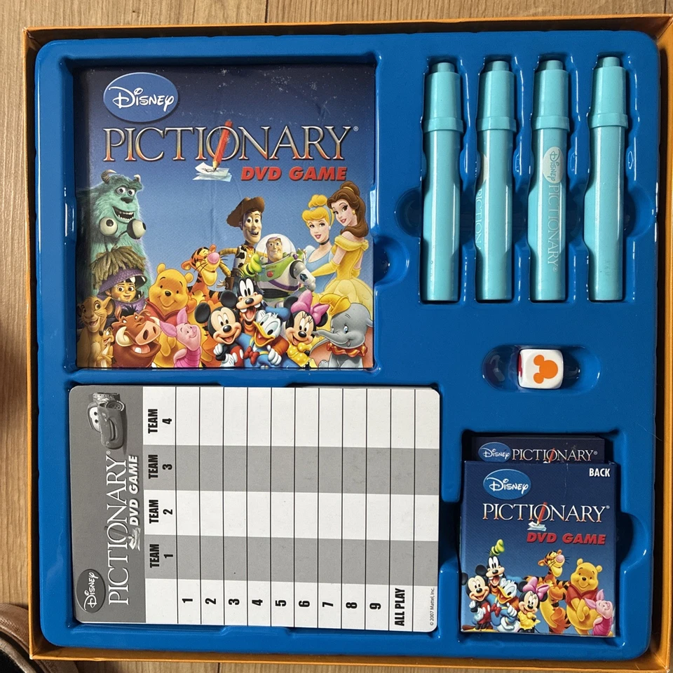 Disney Pictionary DVD Game – Family Fun Board Game – Complete – VGC - Image 4 of 4