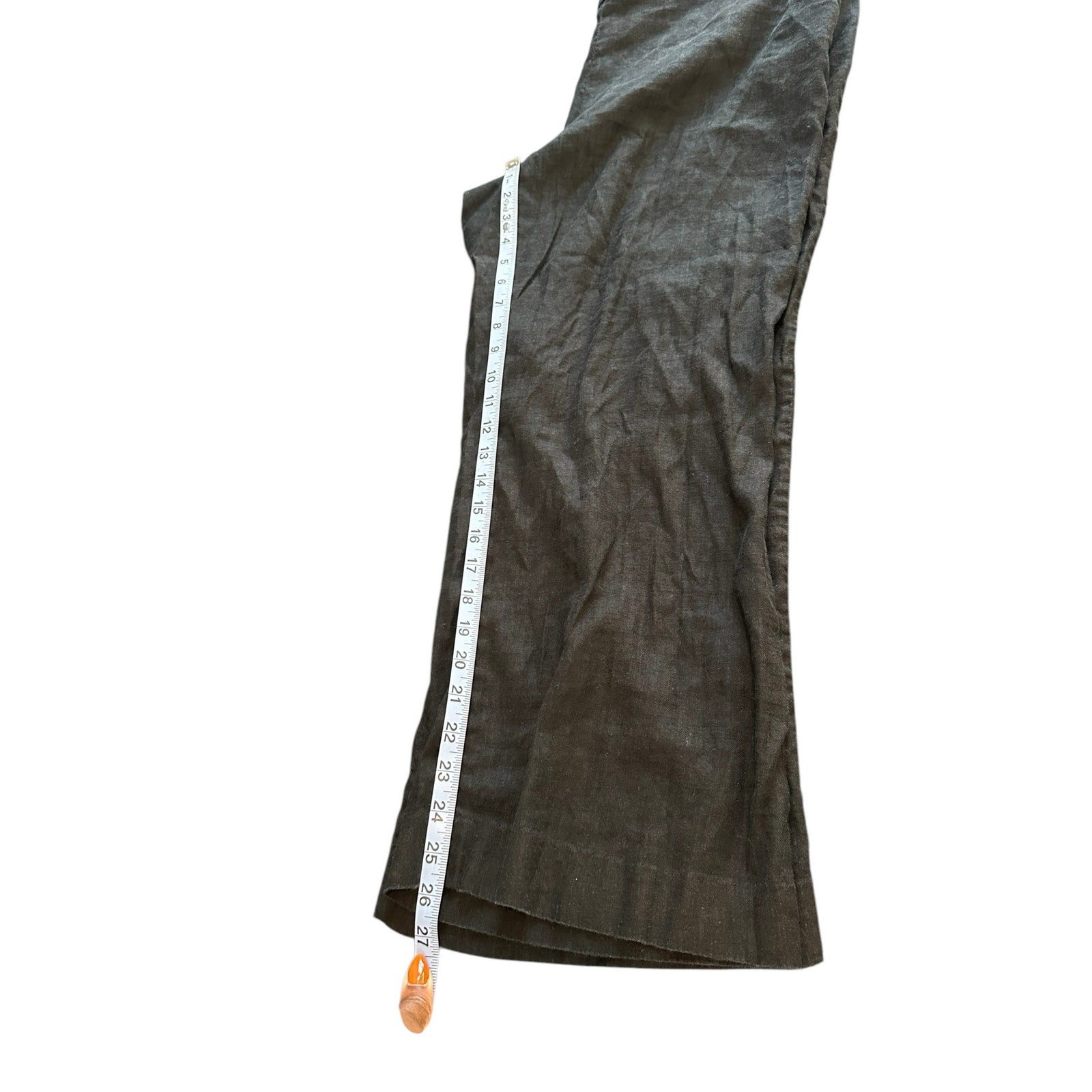 Talbots Black Basic Relaxed Langenlook Linen Blen… - image 10