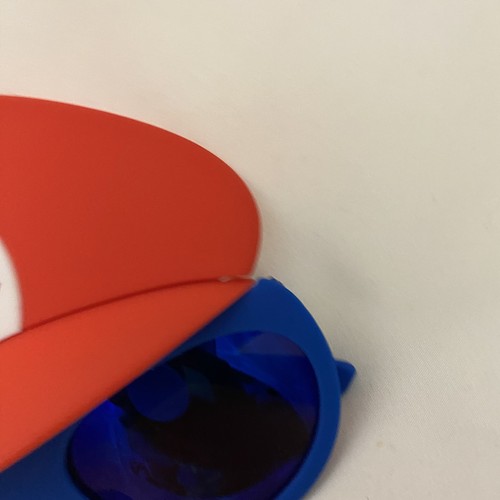 Nintendo Super Mario Brothers Sunnies Sunglasses Fun Red Blue White Summer Sun - Picture 12 of 12