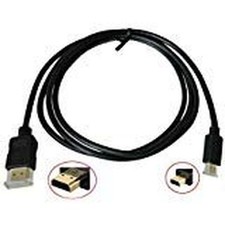Golden Plated High Speed Micro HDMI Type D to HDMI Type A Male to Male Connec...
