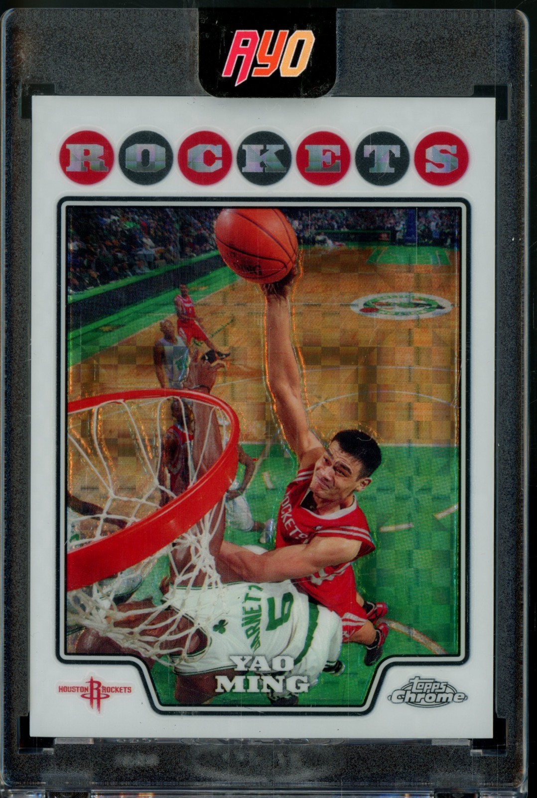 2008-09 Topps Chrome #11 Yao Ming XFractor #'d /288 - Houston Rockets