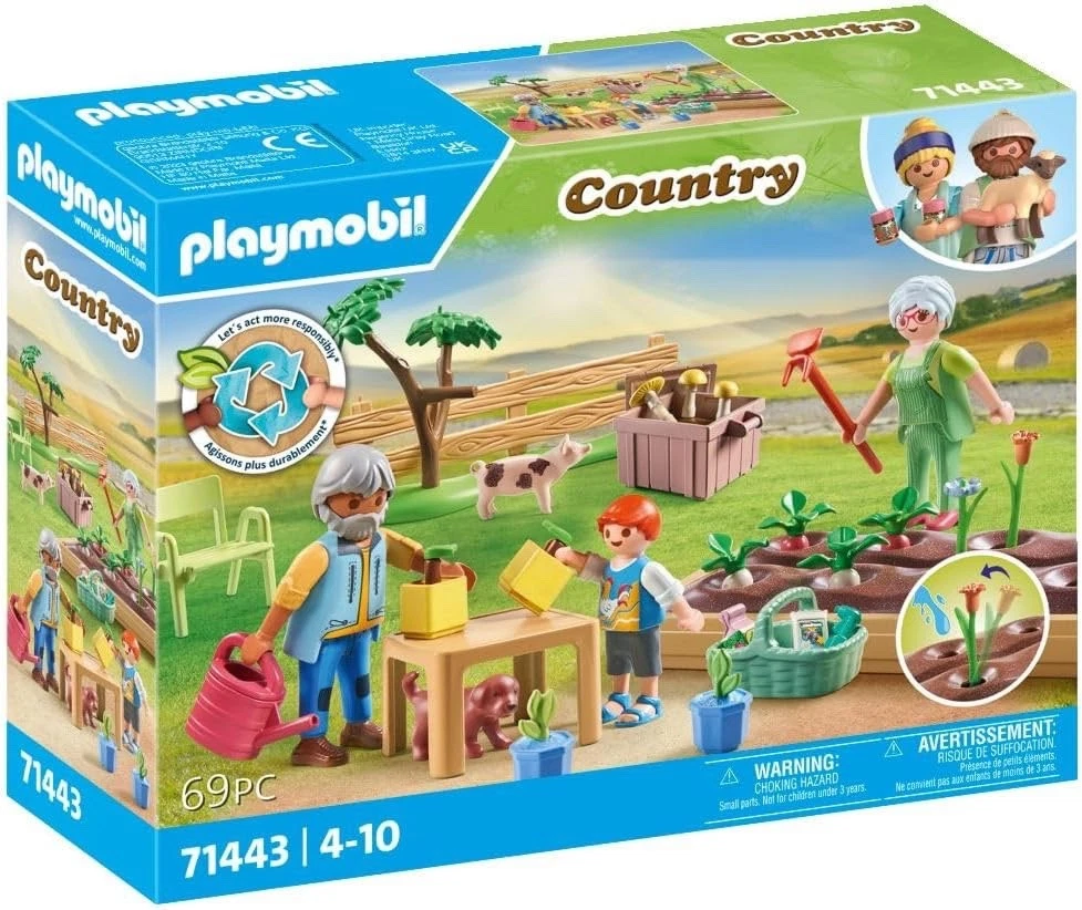 PLAYMOBIL Country Idyllischer Gemüsegarten bei den Großeltern Blumenbeet 71443 - Bild 3 von 9