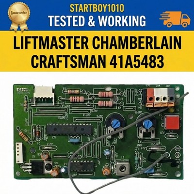 LIFTMASTER CHAMBERLAIN CRAFTSMAN 41A5483 Logic Board RED BUTTON