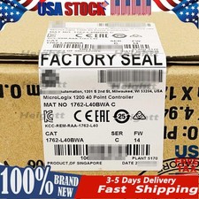 New 1762-L40BWA MicroLogix 1200 40 Point Controller 1762-L40BWA 1pcs US Free Tax