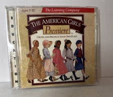 The American Girls Premiere 1st Ed PC CD-ROM Software 2 Disc 1997 Create Plays