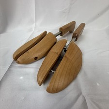 Pair Wooden Shoe Keepers No. 4 Mohawk Rochester Shoe Tree Company Vtg