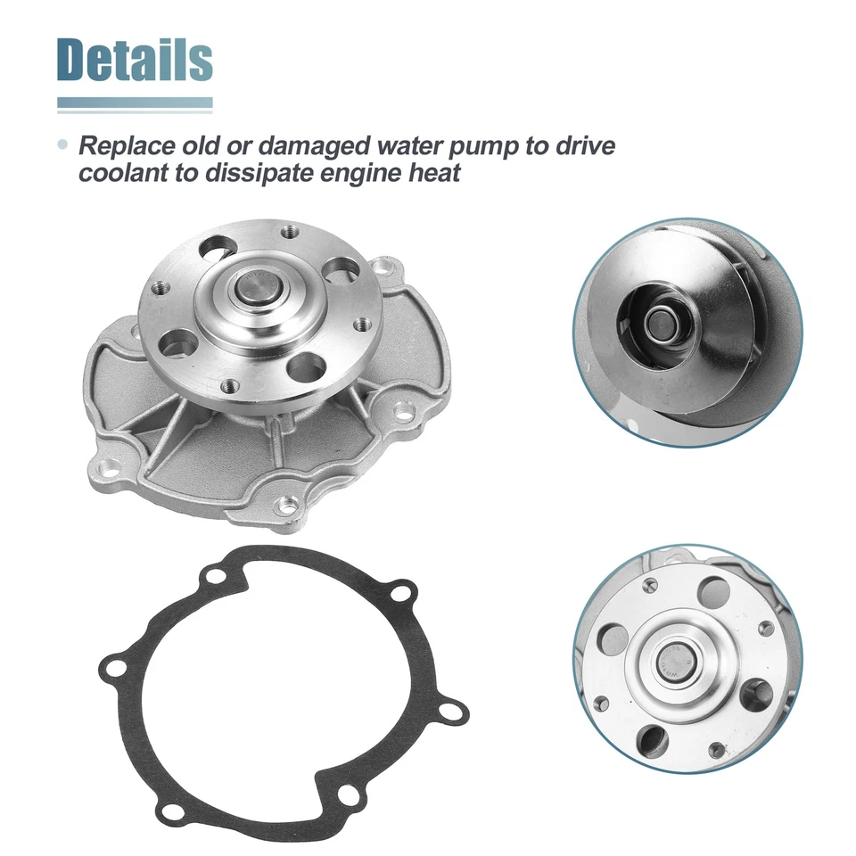 Bomba de agua para auto AW5103 para Buick LaCrosse 2005-2008 para Chevrolet Impala 2012 Foto 3 de 4