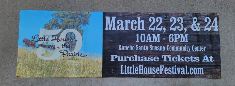 Little House On The Prairie 50th Anniversary Banner