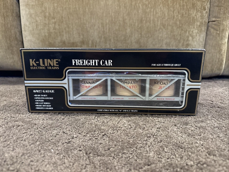 K-Line K-90012 O Gauge KCC Exclusive Keokuk Canning Company Vat Car - Image 4 of 4