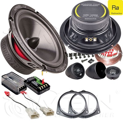 GROUND ZERO LAUTSPRECHER für TOYOTA YARIS II 2005-2011 Front Tür Vorn 190W #AJGW
