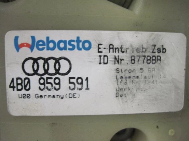 MOTOR TECHO AUDI A6 1998 98 444670 Foto 4 de 4