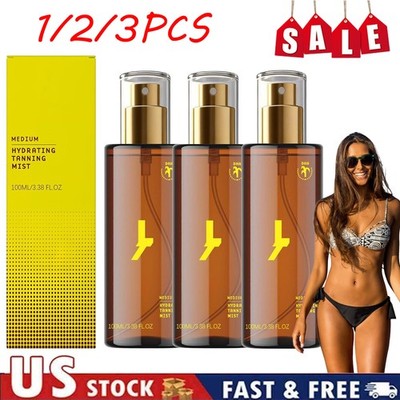  1~3X Face Tan Mist-Self Tanning Mist, Natural Looking, Gradual Sun Kissed Glow