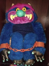 Vintage 1986 My Pet Monster 24 Authentic Plush With Cuffs