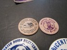 1964 Dover PA Bicentennial 200th Birthday 2-Pinbacks & 2-Wooden Nickels — photo 2