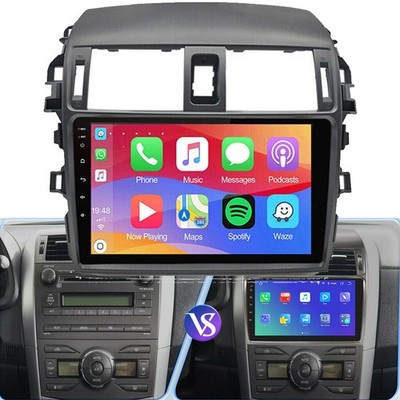 Car Radio Stereo Carplay For 2009-2013 Toyota Corolla 4+64G 9in FM  RDS