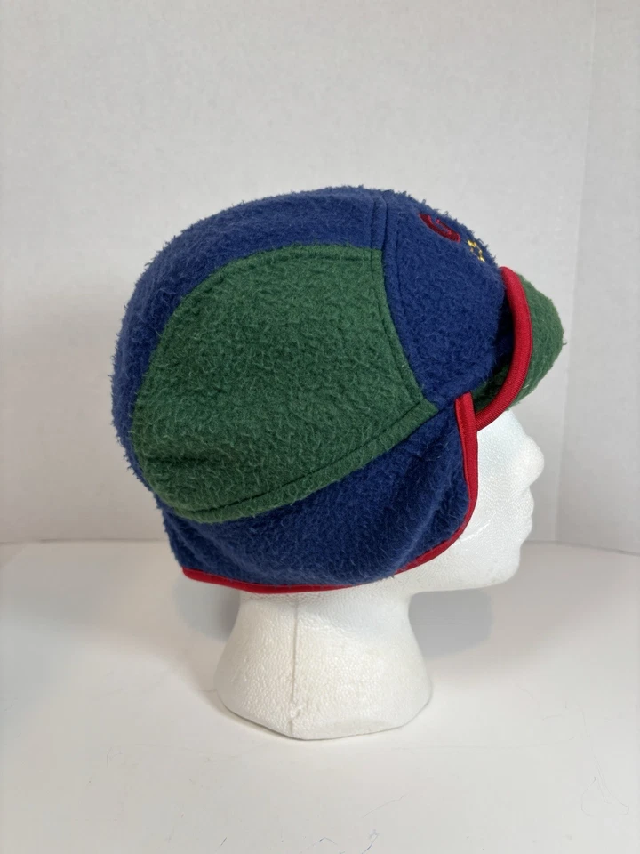 复古 Child Gymboree 抓绒捕手帽子 色块 主要颜色 — 第 2/4 张图片