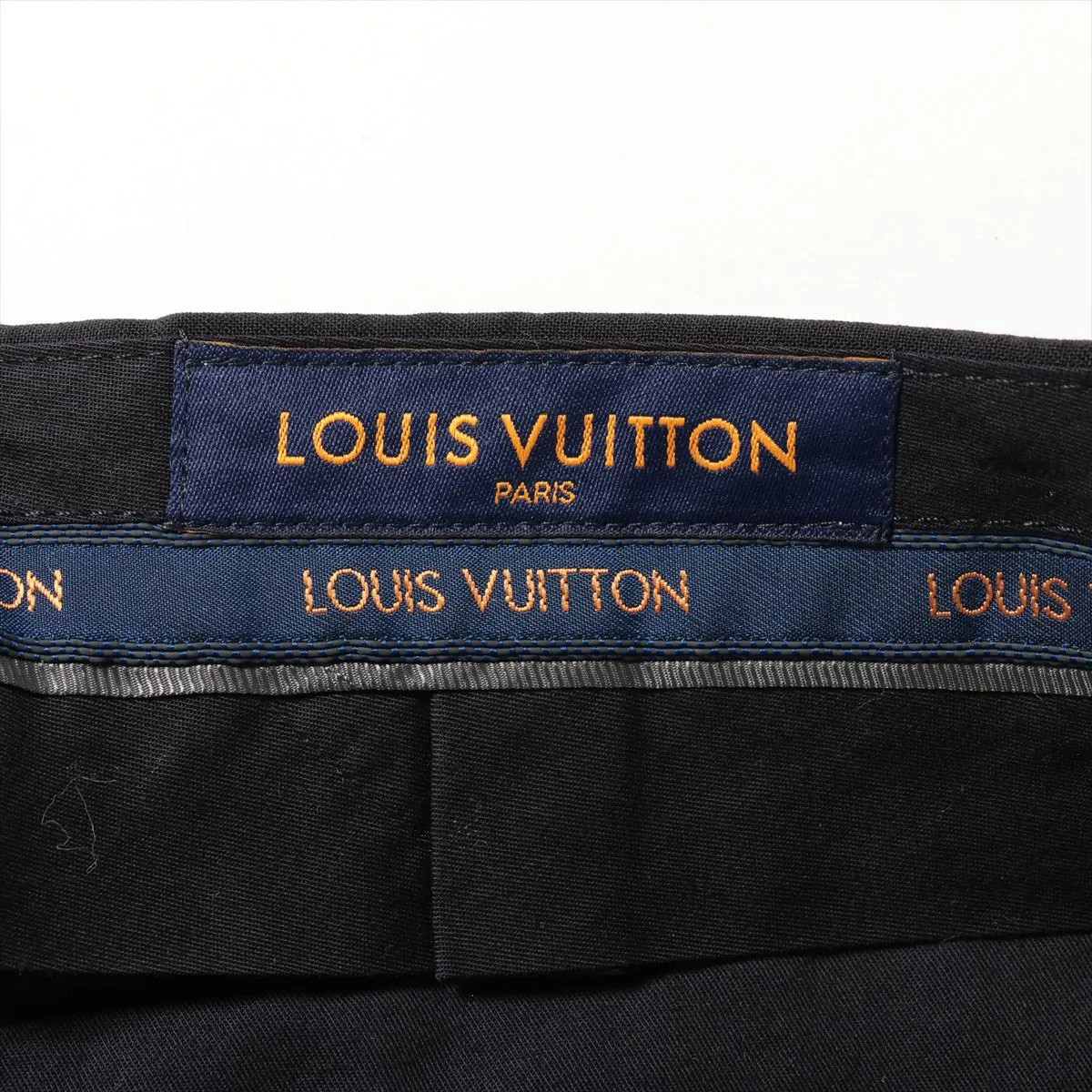 Louis Vuitton 23SS Wool & Polyester Slacks 44 Men's Black  RM231F Perforated lin thumbnail 5