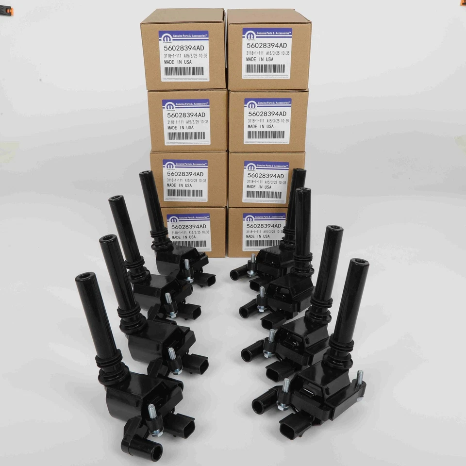 8 Pcs Mopar Ignition Coils For 2003-05 Dodge Ram 1500 2500 3500 5.7L V8 UF378 - Image 3 of 4