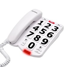 Landline Phones for Seniors, Adjustability Features, One-Touch EX-LD-265-W