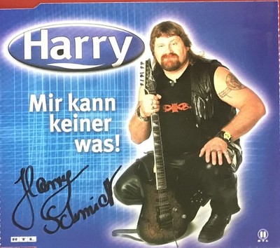 Harry Schmidt Big Brother autograph signed 5''x5.5'' CD-Booket