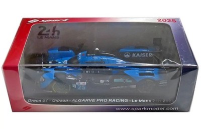 Spark 1/43 Oreca 07 Gibson Algarve Pro Racing Le Mans 24H 2025 Model Car