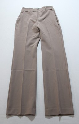 Express Women's Short Stretch Twill Mid Rise Bootcut Pants EJ3 Mushroom Size 0 