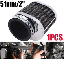 Motorcycle Air Filter Intake Cleaner 2inch 50mm Engine Inlet Washable Adjustable
