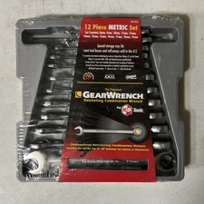 New Gearwrench 12pc Metric Ratcheting Wrench Set 9412 New Gearwrench 12pc Metric Ratcheting Wrench Set 9412