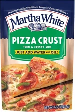 Martha White, Pizza Crust, Thin & Crispy Mix, 6.5 Ounce (Pack of 6)
