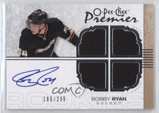 2007 O-Pee-Chee Premier Quad Rookie Memorabilia 165/299 Bobby Ryan #104 Auto 7b5