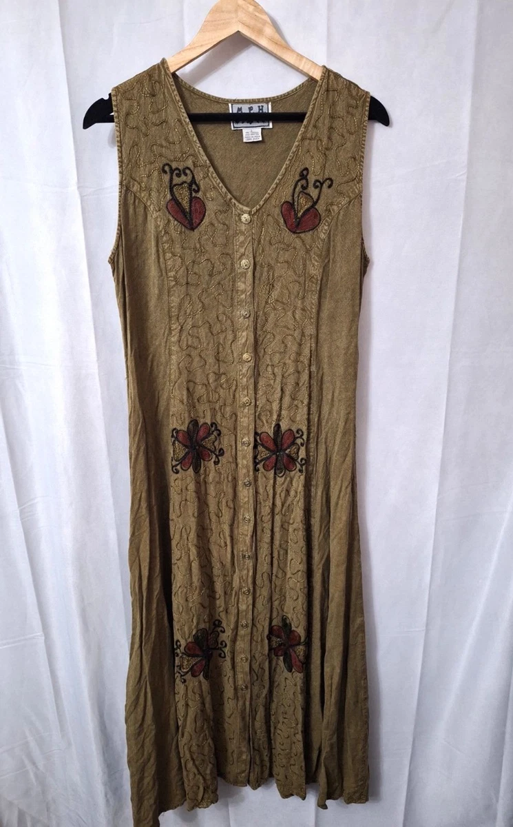 vintage rayon dress products for sale