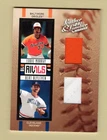 2005 Donruss Leather & Lumber Eddie Murray & Bert Blyleven Dual Jersey # 33/250