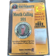 Mouth Calling 101 H.S. Strut University Turkey Calls 06861 VHS Tape Hunting