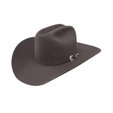 RESISTOL Tucker 3X Wool Felt Cowboy Hat 7 1/2 Granite Grey