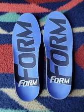 FORM Insoles Mens Size 12 - 12.5 Maximum Support Thick Cushion Blue Work Boots