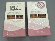 Tint & Tighten Under - Eye Imperfections For Dark-Deep Skin Tones Lot Of 2 Boxes