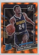 2023 Panini Donruss Rated Rookie Holo Orange Laser /125 Jalen Pickett #217 12ui