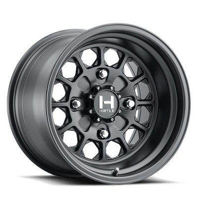15x10 Hostile UTV H125 Pismo Full Asphalt (Satin Black) Wheel 4x137 (0mm)