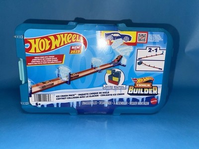 Hot Wheels Track Builder Ice Crash Pack 2023 Set Unopened New Sealed Case