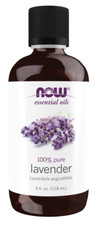 Lavender Oil 100 Pure , 4 fl oz - NOW Foods Essential Oils
