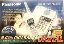 Panasonic Cordless Telephone Answer System KX-TG2257S - New Sealed Box