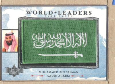 安倍晋三 WORLD LEADERS FLAG PATCH CARD 2016 安倍晋三 WORLD LEADERS