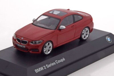 RARE 2014 BMW 2 Series Coupe Red Dealer Promo 1/43 MINICHAMPS
